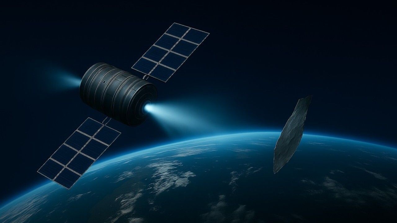 Could we blast space debris out of harm's way with ion beams?
