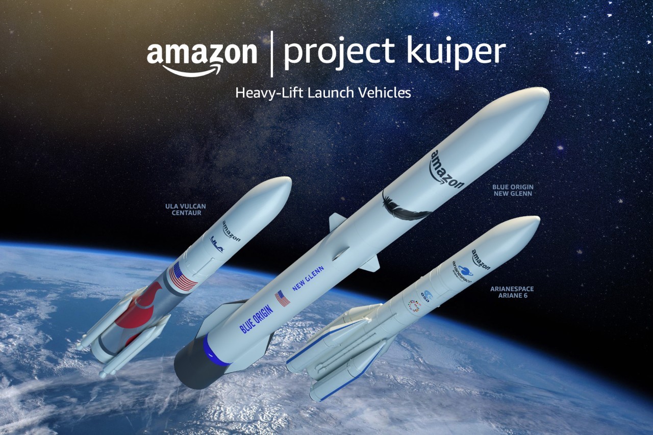 Amazon signs record-breaking launch deals for Project Kuiper internet megaconstellation