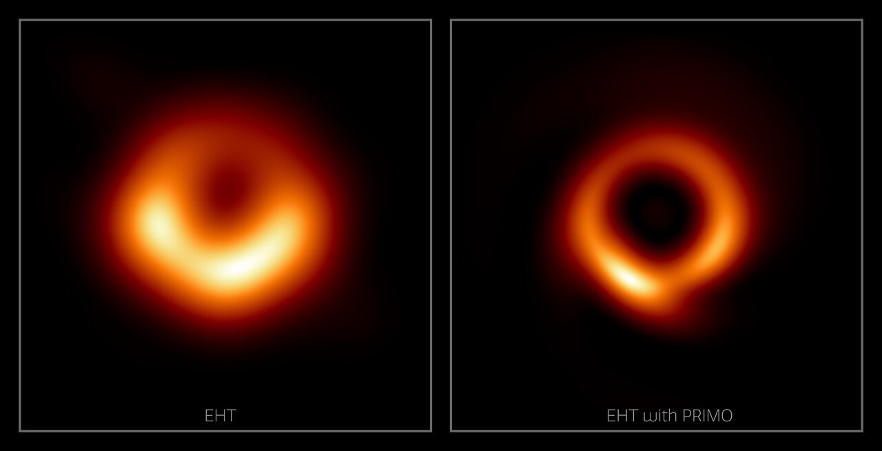 First-ever black hole image gets a sharp new AI makeover