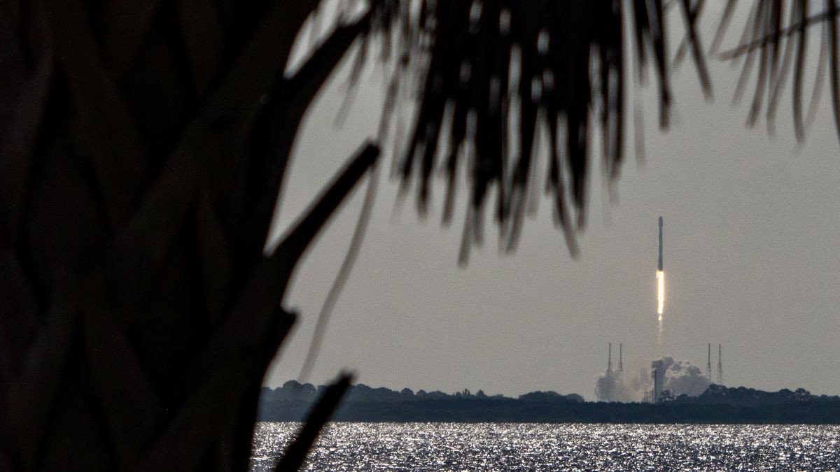 SpaceX launches 23 Starlink satellites from Florida's Space Coast, lands booster on ship at sea