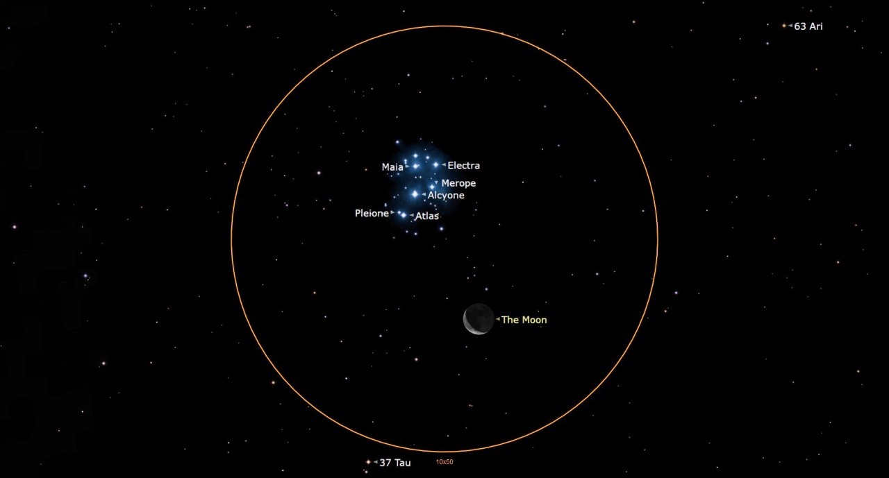 Jupiter shines near the moon with the Seven Sisters of the Pleiades on July 14. Here's how to see it.