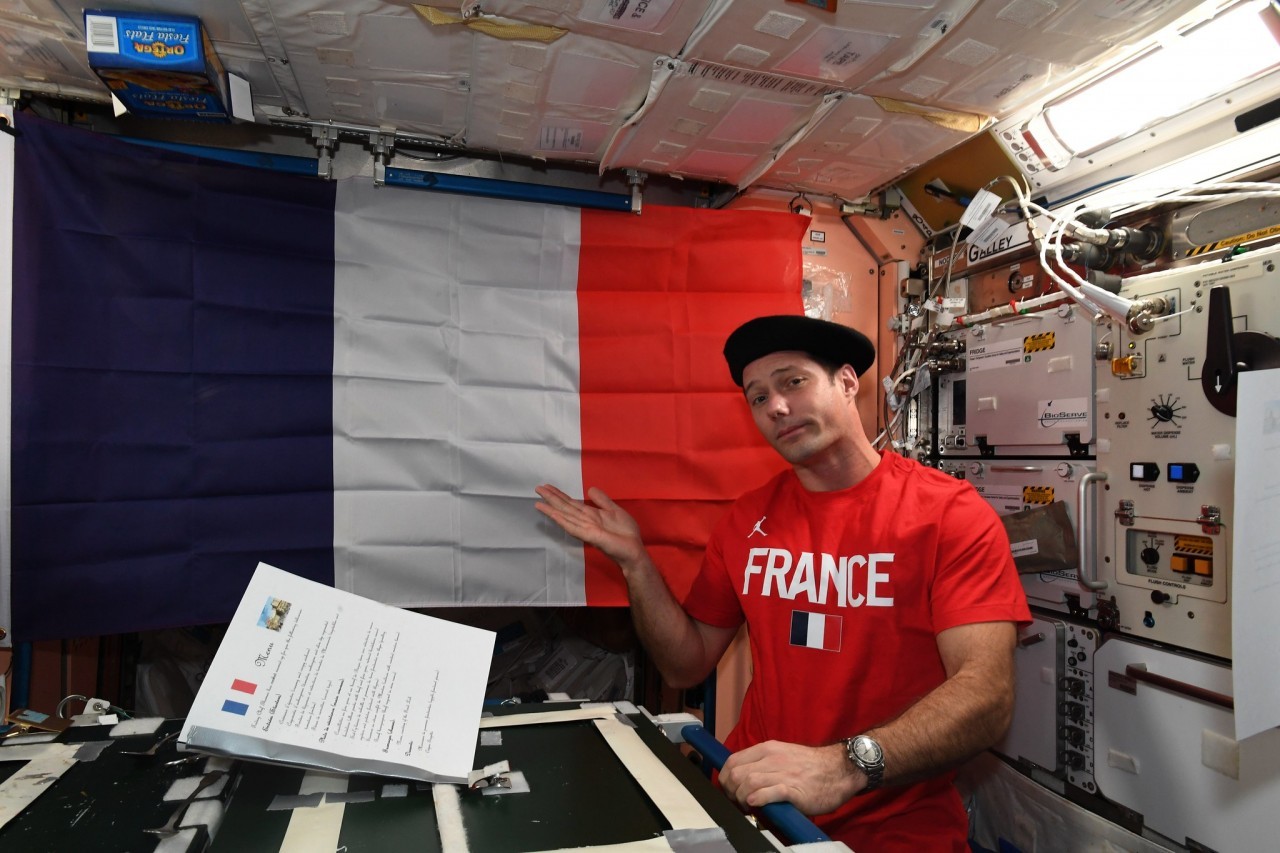 Here's how a French astronaut celebrated Bastille Day 2021 in space