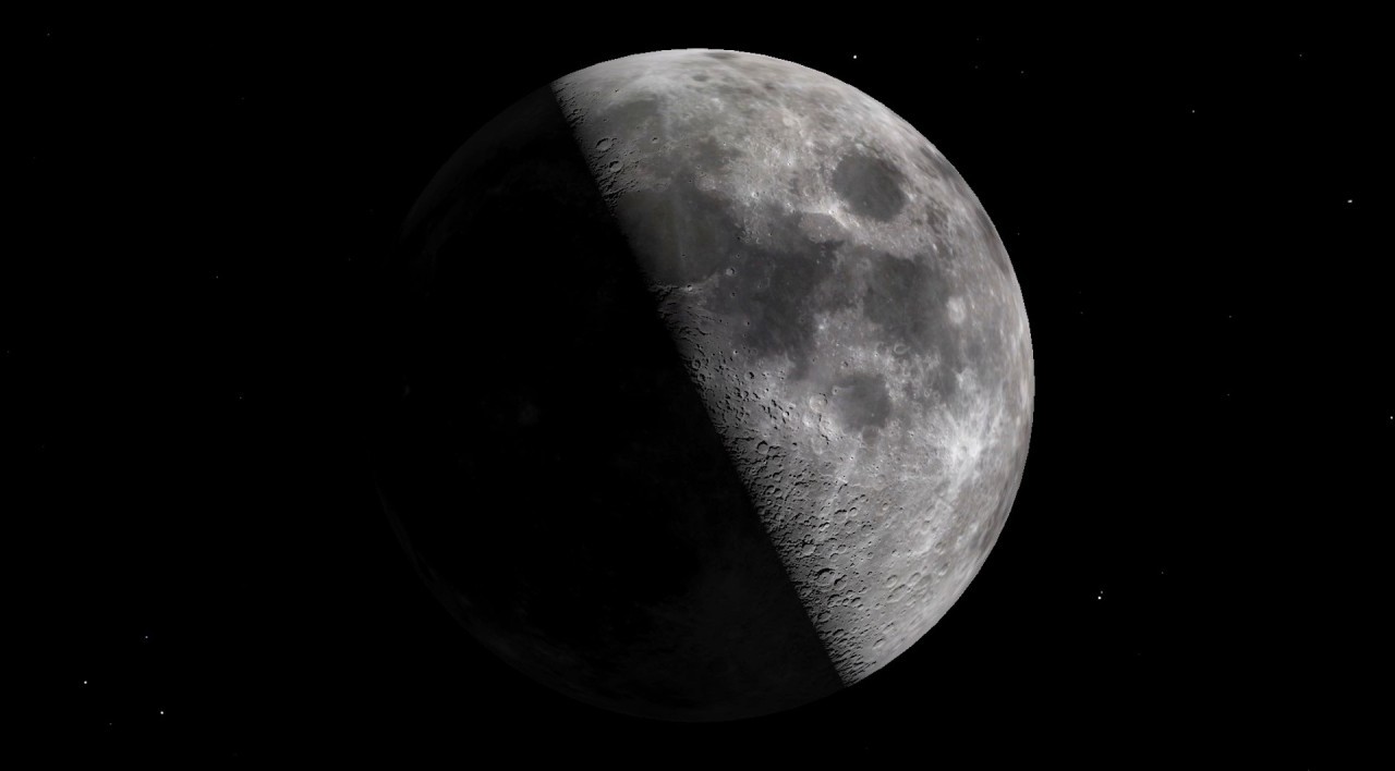 Watch the 1st half-lit first quarter moon of 2023 rise tonight