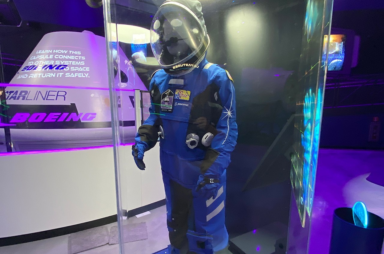 Boeing reveals new Starliner spacesuit with replica made by Adam Savage