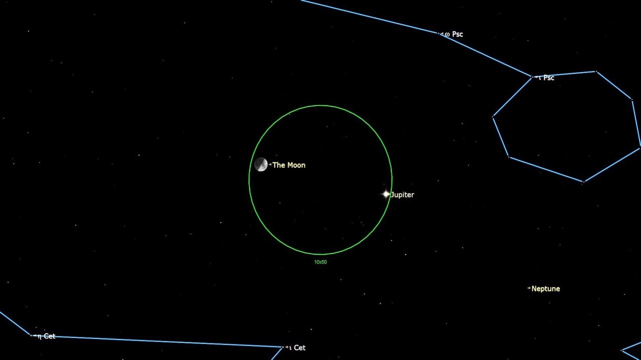 See the final first quarter moon of 2022 join Jupiter in the sky tonight (Dec. 29)