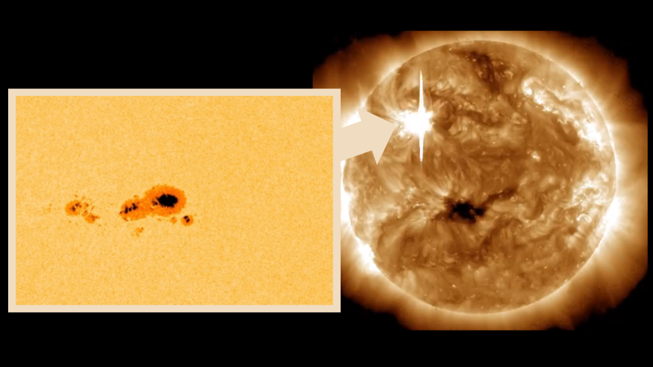 Put on your eclipse glasses and look up to see the biggest sunspot in years before it disappears from view