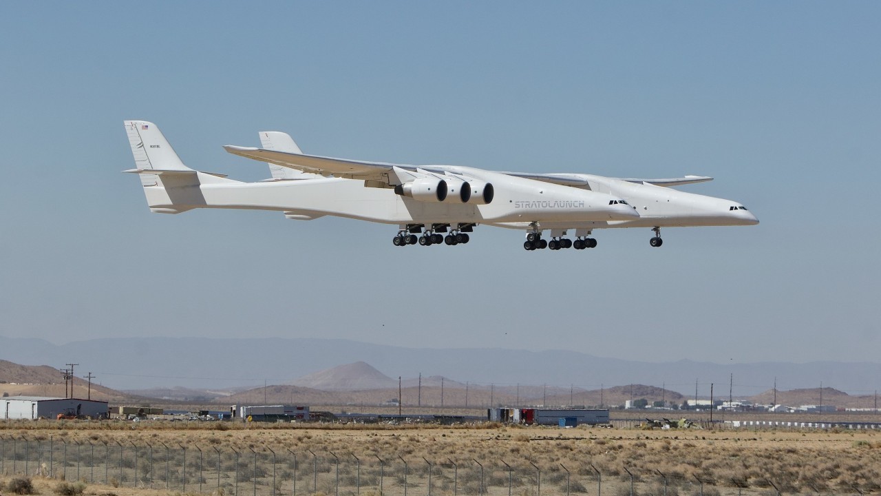 Stratolaunch S Huge Roc Carrier Plane Flies Higher Than Ever On 7th Test Flight Space News