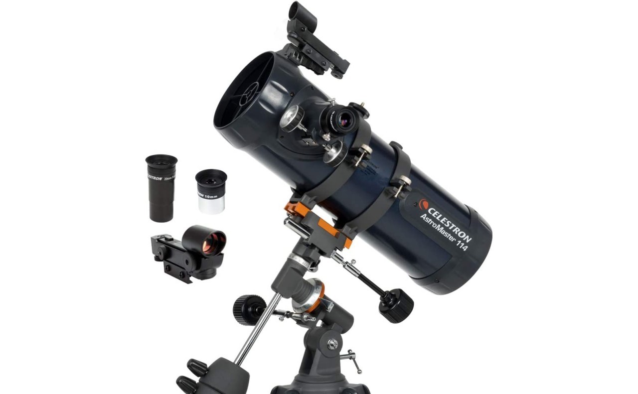 Save $70 on the powerful Celestron AstroMaster 114 EQ telescope