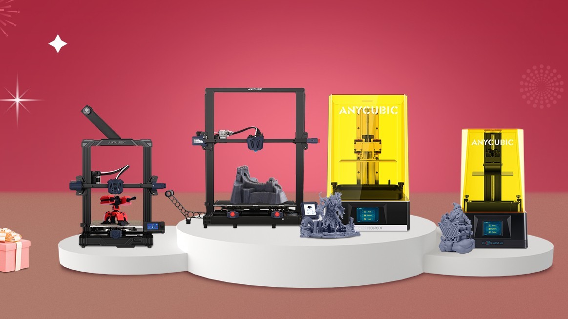 Save up to $280 on 3D printers in the Anycubic New Year's sale