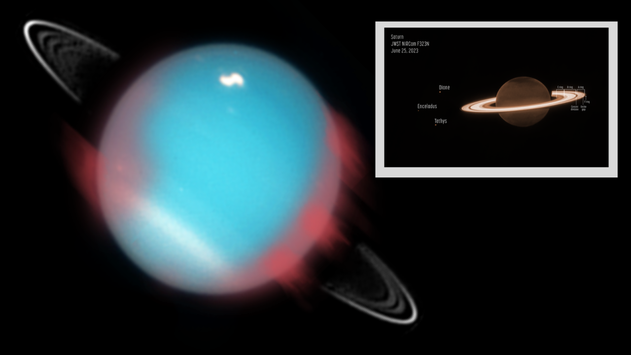 James Webb Space Telescope to investigate the stunning light shows of Saturn and Uranus