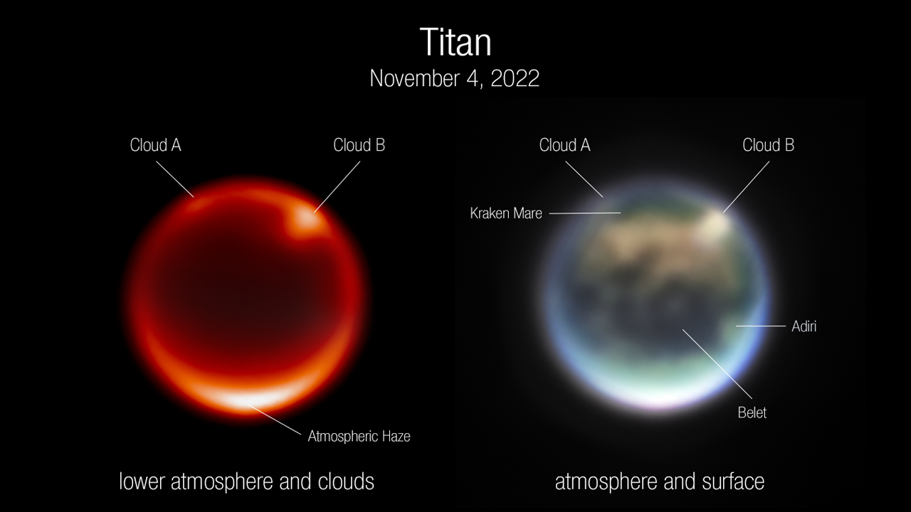 James Webb Space Telescope view of Saturn's weirdest moon Titan thrills scientists