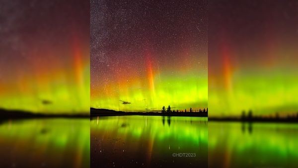 Solar storm causes 'impossible,' pumpkin-colored auroras to fill the sky