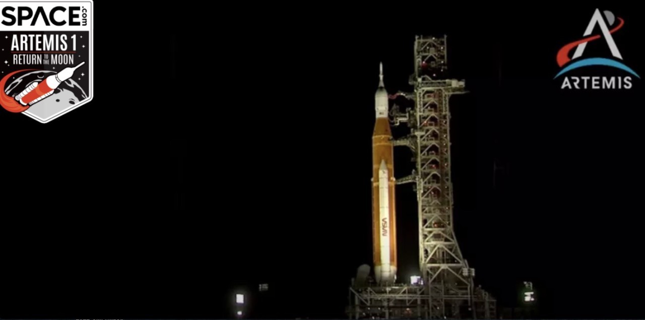 NASA rolls Artemis 1 moon rocket off the launch pad to shelter from Hurricane Ian
