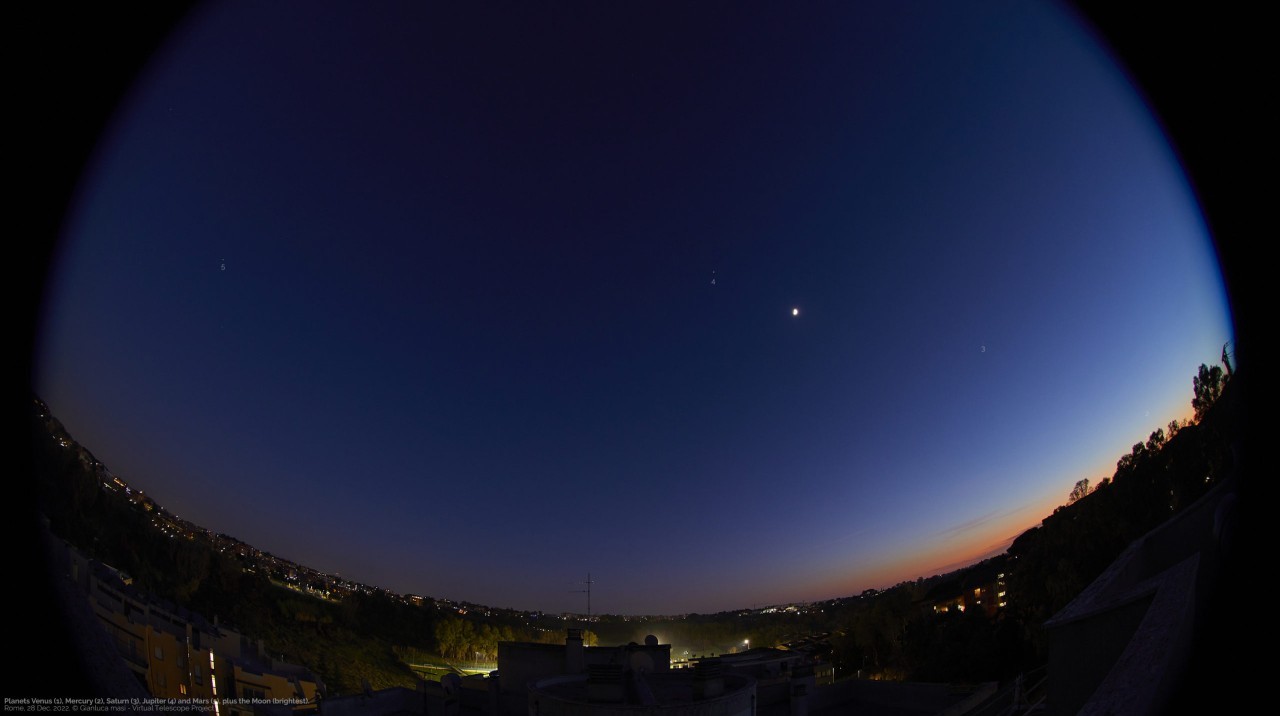 See the rare 'planet parade' of 5 naked-eye planets in these photos by an astronomer