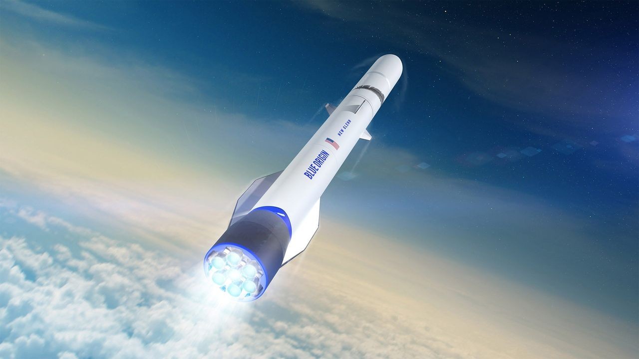 Blue Origin's 2nd New Glenn rocket launch will fly twin NASA Mars probes to space on Sep. 29
