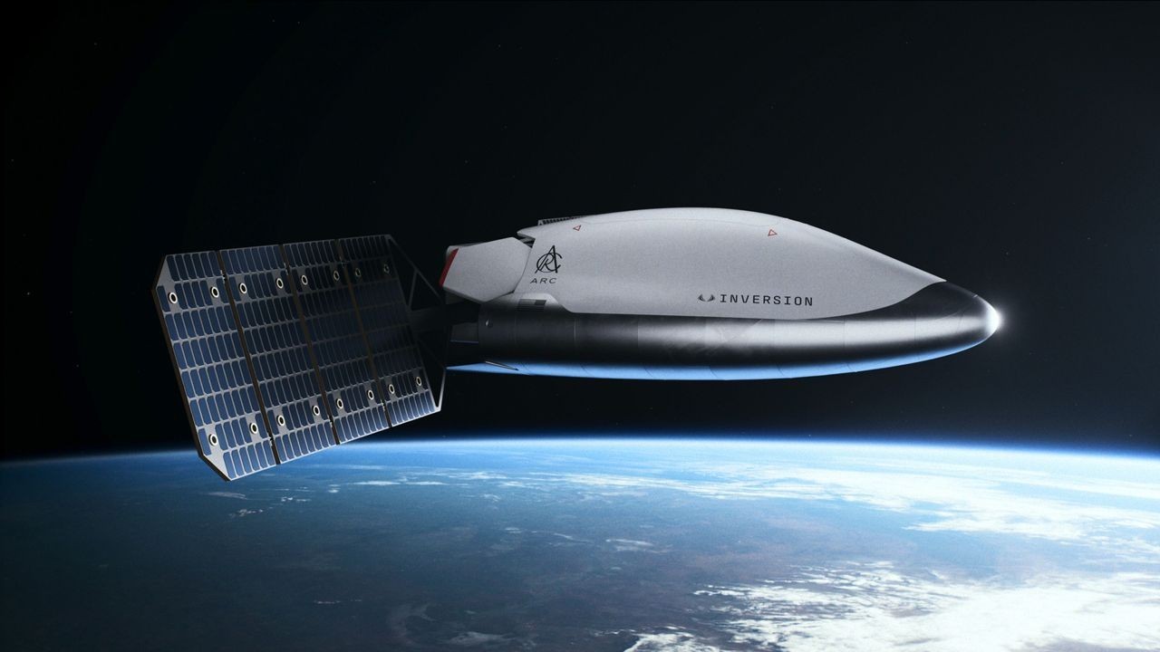 New private 'Arc' spacecraft aims to deliver cargo from orbit to anywhere on Earth in less than an hour (video)