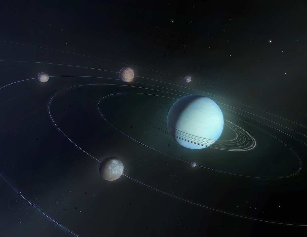 Two moons of Uranus may have active subsurface oceans