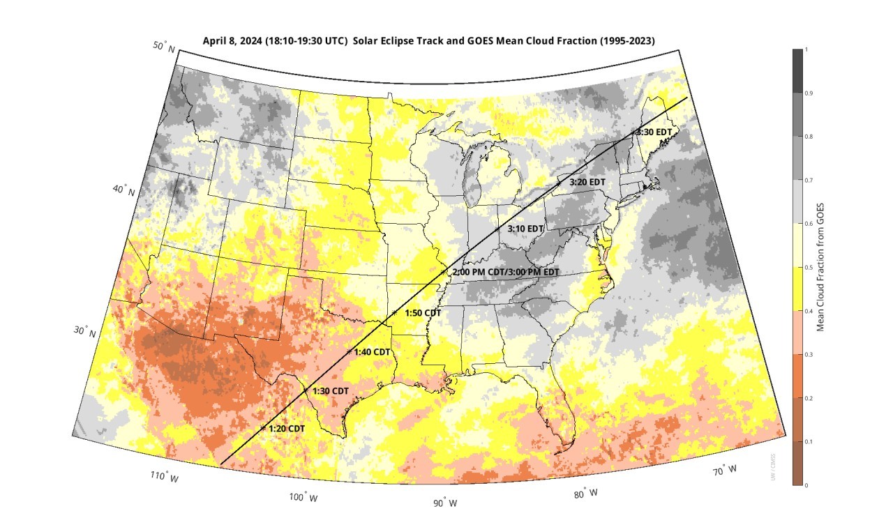 Solar eclipse 2024 weather prospects: Q&A with an expert