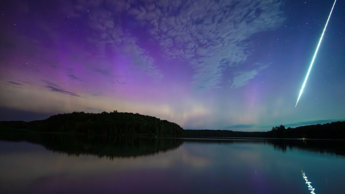 Fireball streaks through aurora-filled skies | Space photo of the day for June 5, 2025