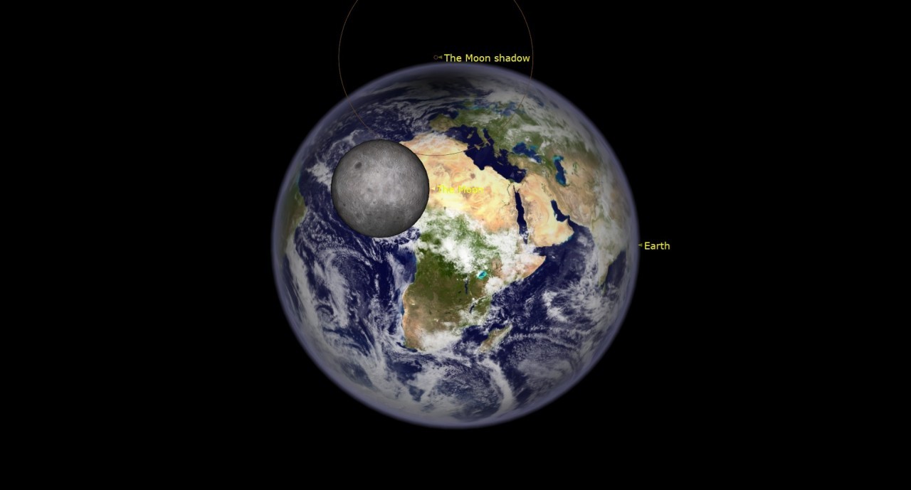 The new moon of March 2025 creates a partial solar eclipse this weekend