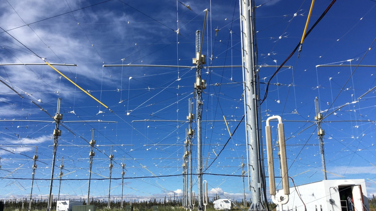 HAARP antenna array attempts to look inside a passing asteroid with radio waves