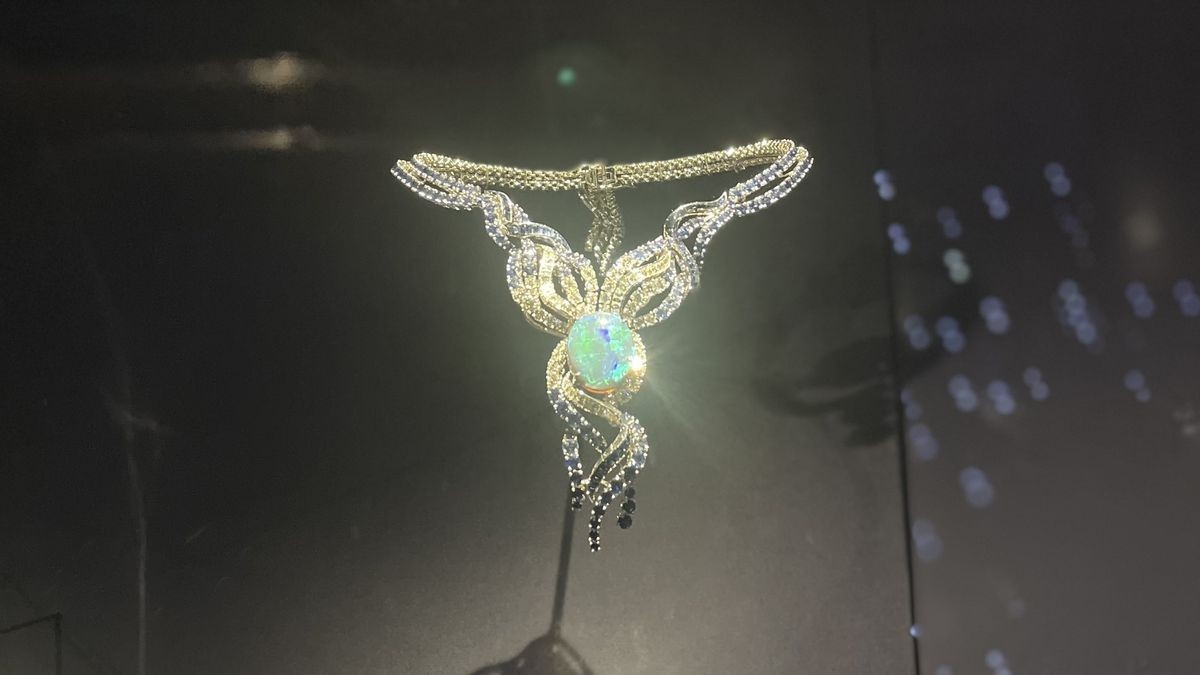 Jewels sparkle like stars in the Van Cleef and Arpels 'Cosmic Splendor' exhibit at the American Museum of Natural History