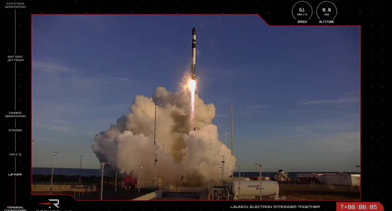 Watch Rocket Lab launch 2 satellites, recover booster early on March 22