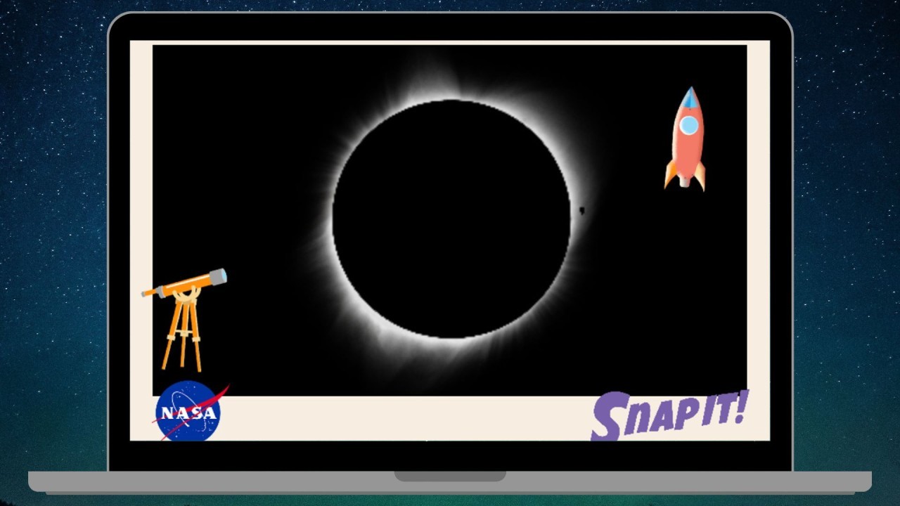 NASA's 'Snap It!' computer game teaches kids about solar eclipses