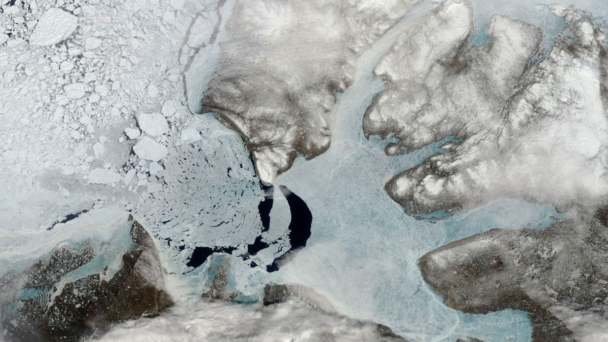 NASA satellite sees sea ice crack apart in Canada | Space photo of the day for June 18, 2025