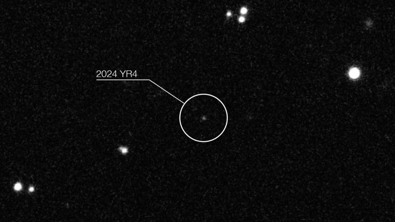 How do scientists calculate the probability that an asteroid could hit Earth?