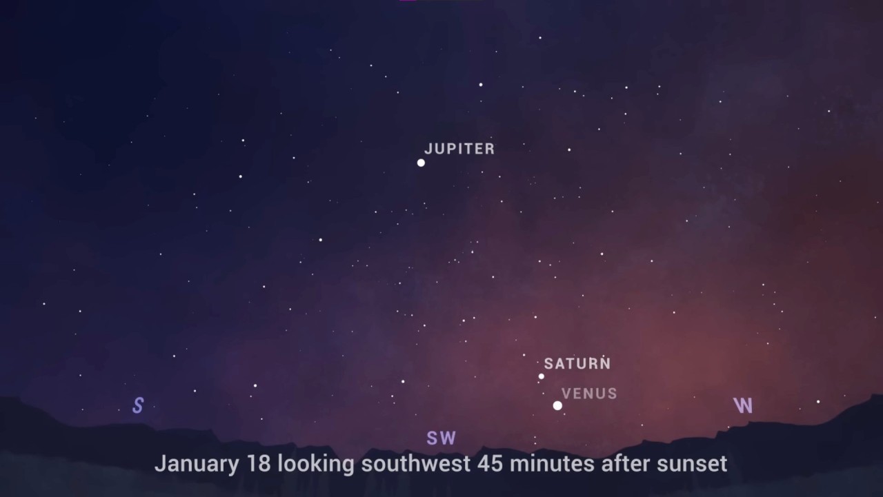 Watch Venus and Saturn begin joining up in the night sky this week