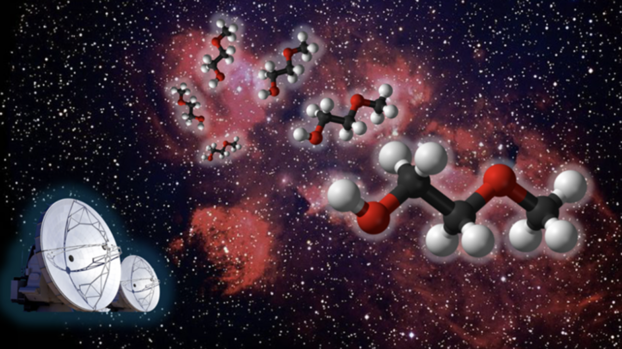 Buried in the Cat's Paw Nebula lies one of the largest space molecules ever seen