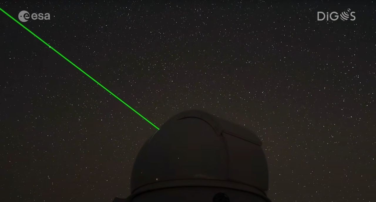 These 2 European telescopes use lasers to track potentially dangerous space junk (video)