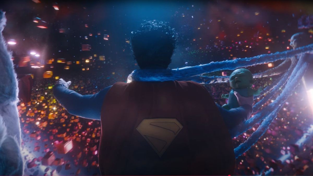 Superman battles Lex Luthor and holds a weird little green alien baby in the epic final trailer for James Gunn's 'Superman' (video)