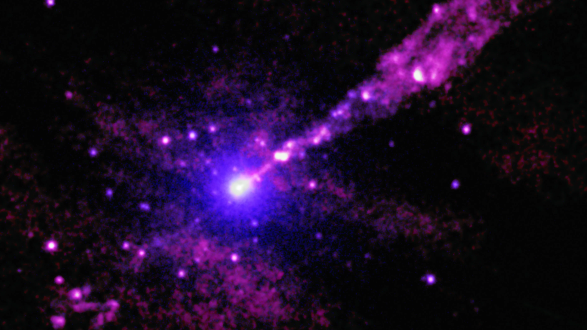 Astronomers discover ultrapowerful black hole jet as bright as 10 trillion suns lit by Big Bang's afterglow