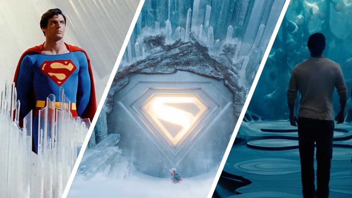 The Fortress of Solitude: Every live-action incarnation of Superman's iconic ice hideout