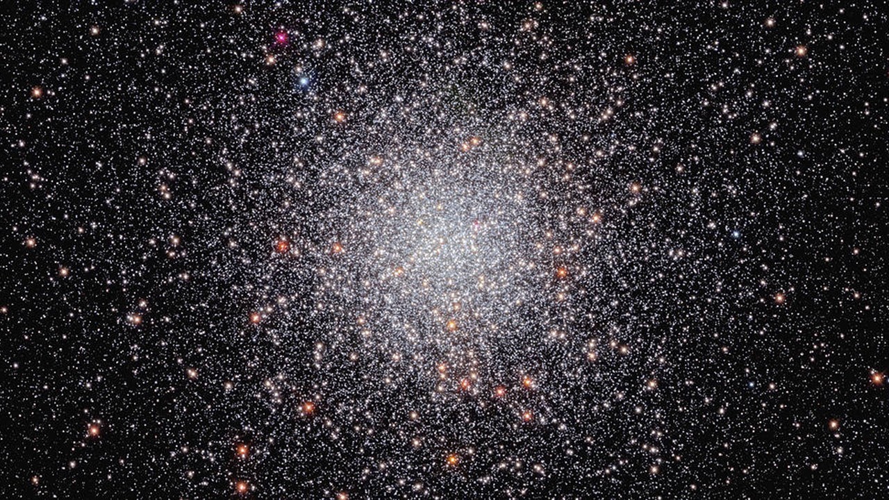 Hubble telescope spies a swarm of stars in a cosmic beehive