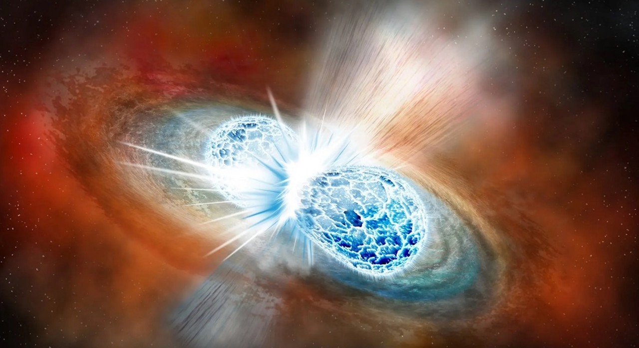 Surprise! Colliding neutron stars create perfectly spherical 'kilonova' explosions