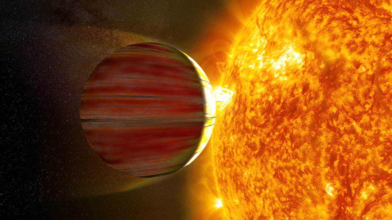 A cosmic tango: this distant planet's very strange orbit points to a violent and chaotic past