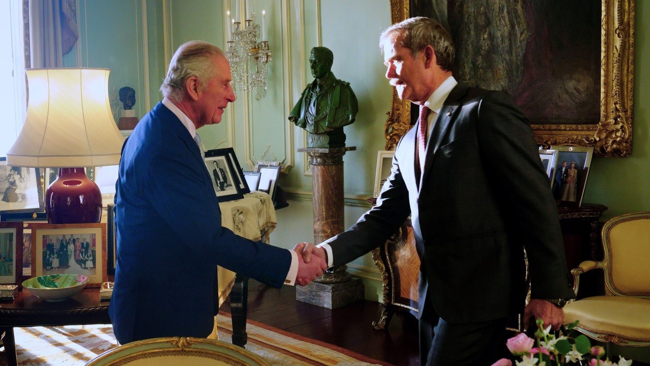 Astronaut Chris Hadfield meets King Charles III, pushes space sustainability