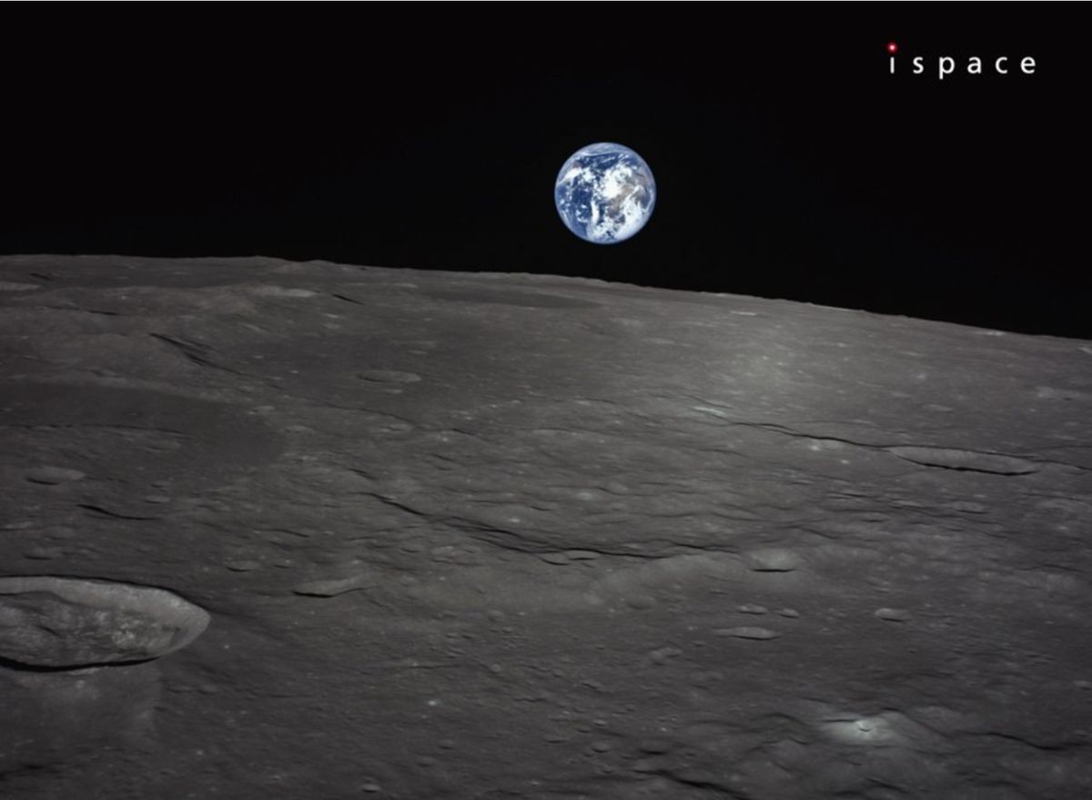 Crashed lander looks back at Earth from the moon | Space photo of the day for June 10, 2025