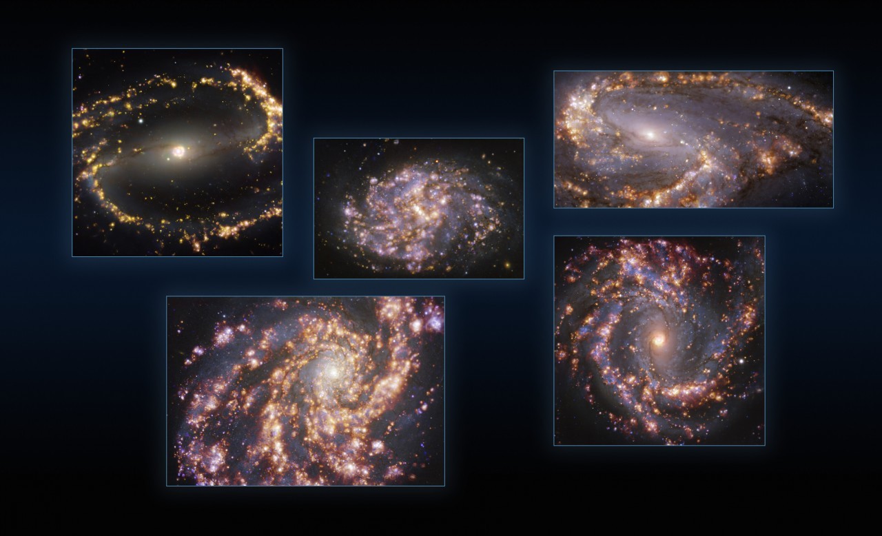 Cosmic fireworks in nearby galaxies shine light on star formation