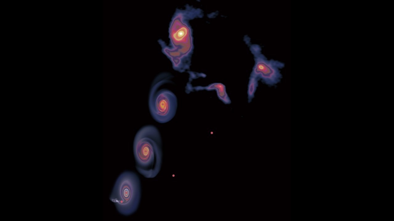 Bizarre spiral object found swirling around Milky Way's center