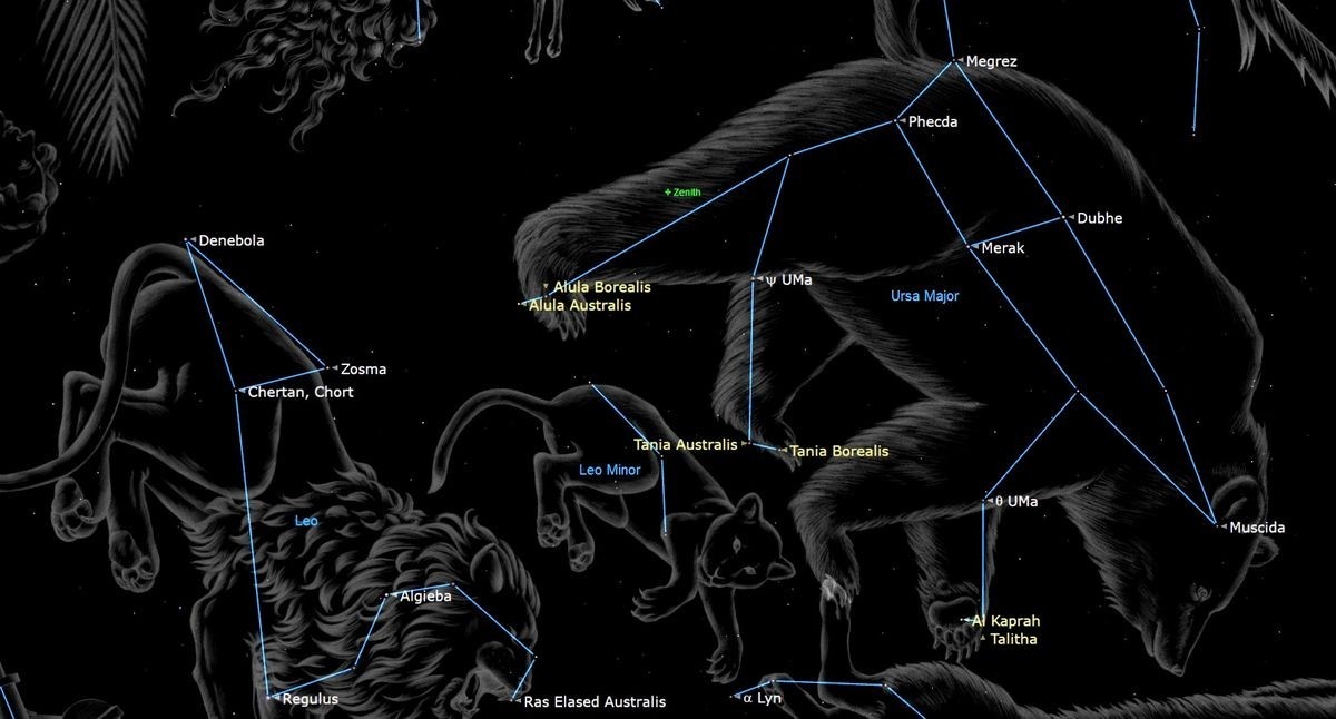 How to see a celestial 'gazelle' cross the night sky close to the Big Dipper this week