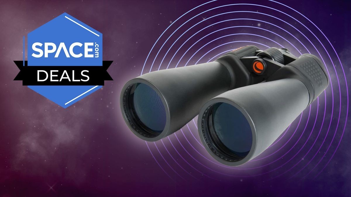 Take a closer look at the moon and galaxies with the SkyMaster 15x70 binoculars from Celestron: Now only $76!