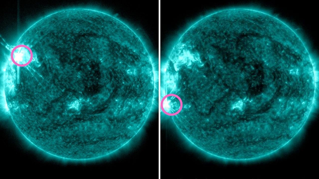 Sun unleashes 2 colossal X-class solar flares, knocking out radio signals across the Americas and Pacific