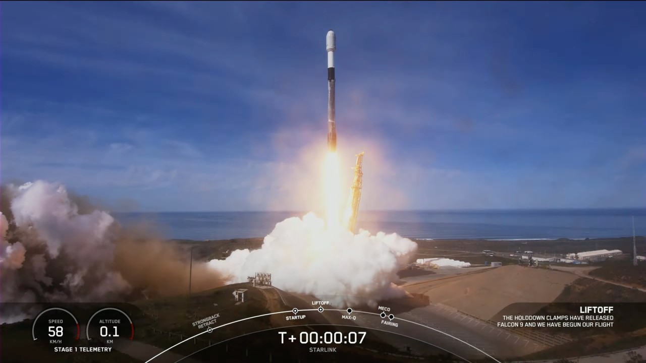 SpaceX launches 51 Starlink satellites, lands rocket on ship at sea (video)