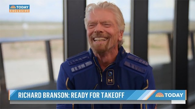 Richard Branson says he isn't racing Jeff Bezos into space with Virgin Galactic launch