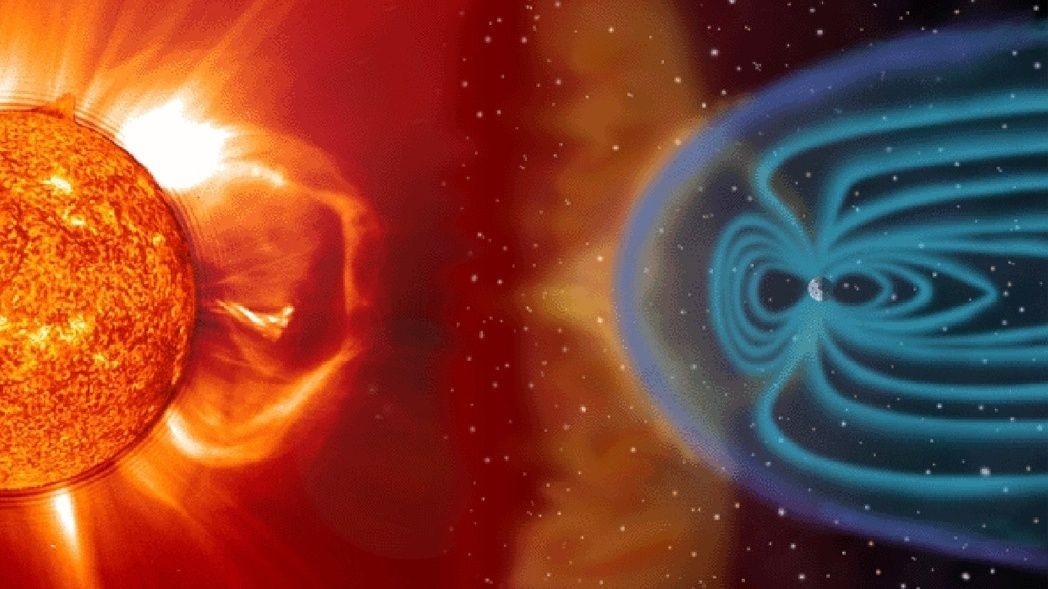 Earth's skies pulse in sync with the sun's solar flares