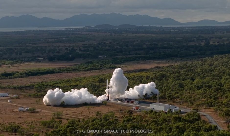 Australia's 1st orbital rocket, Gilmour Space's Eris, fails on historic debut launch